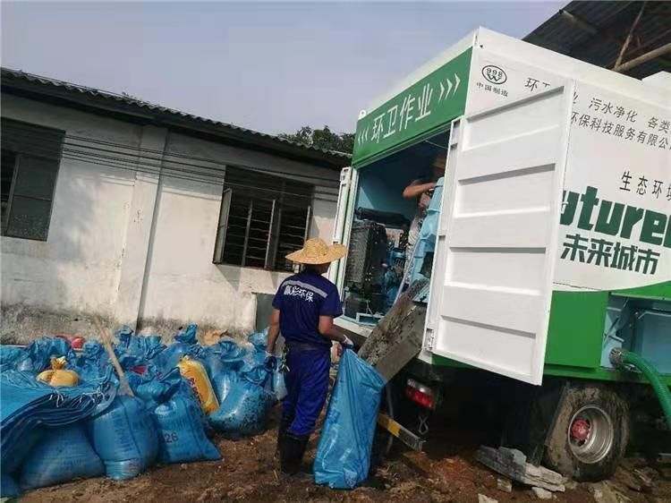 汤旺河工业污泥压干处理
